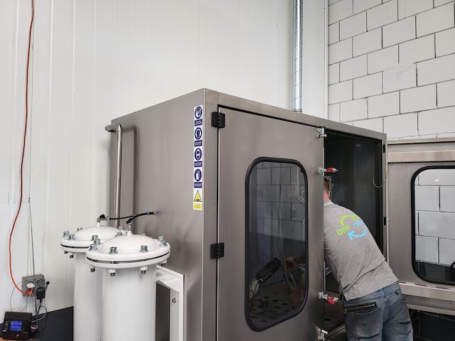 Vervuild roetfilter voor professionele reiniging